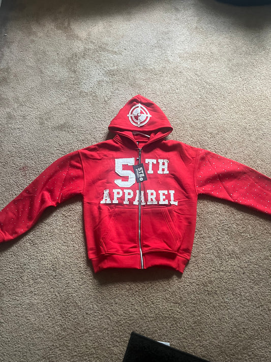 Red( 5th apparel hoodie