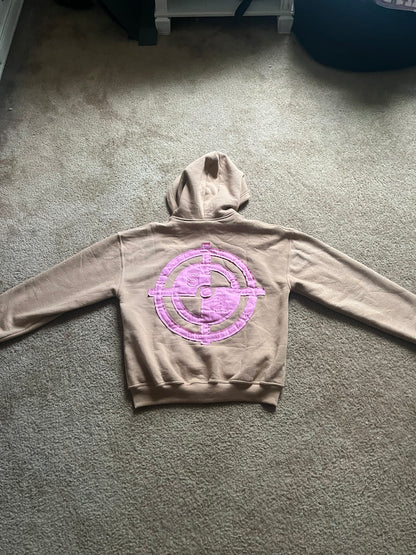 pink and tan( 5th apparel hoodie
