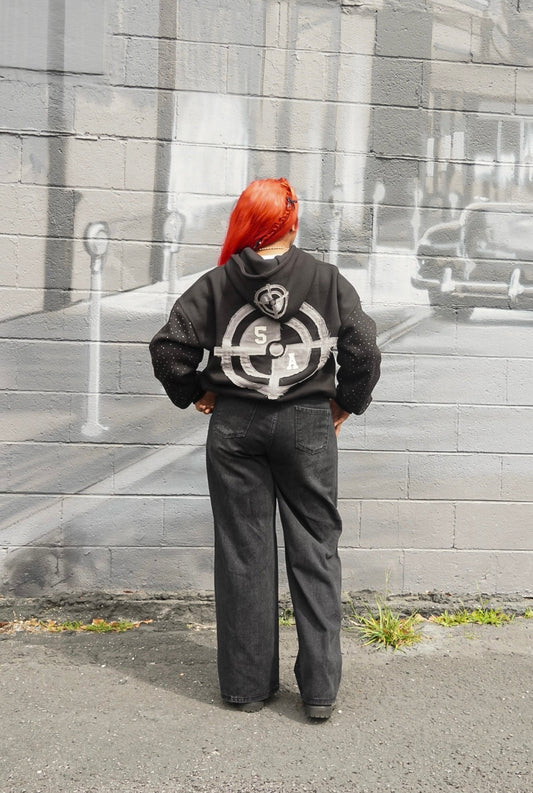 Black( 5th apparel hoodie